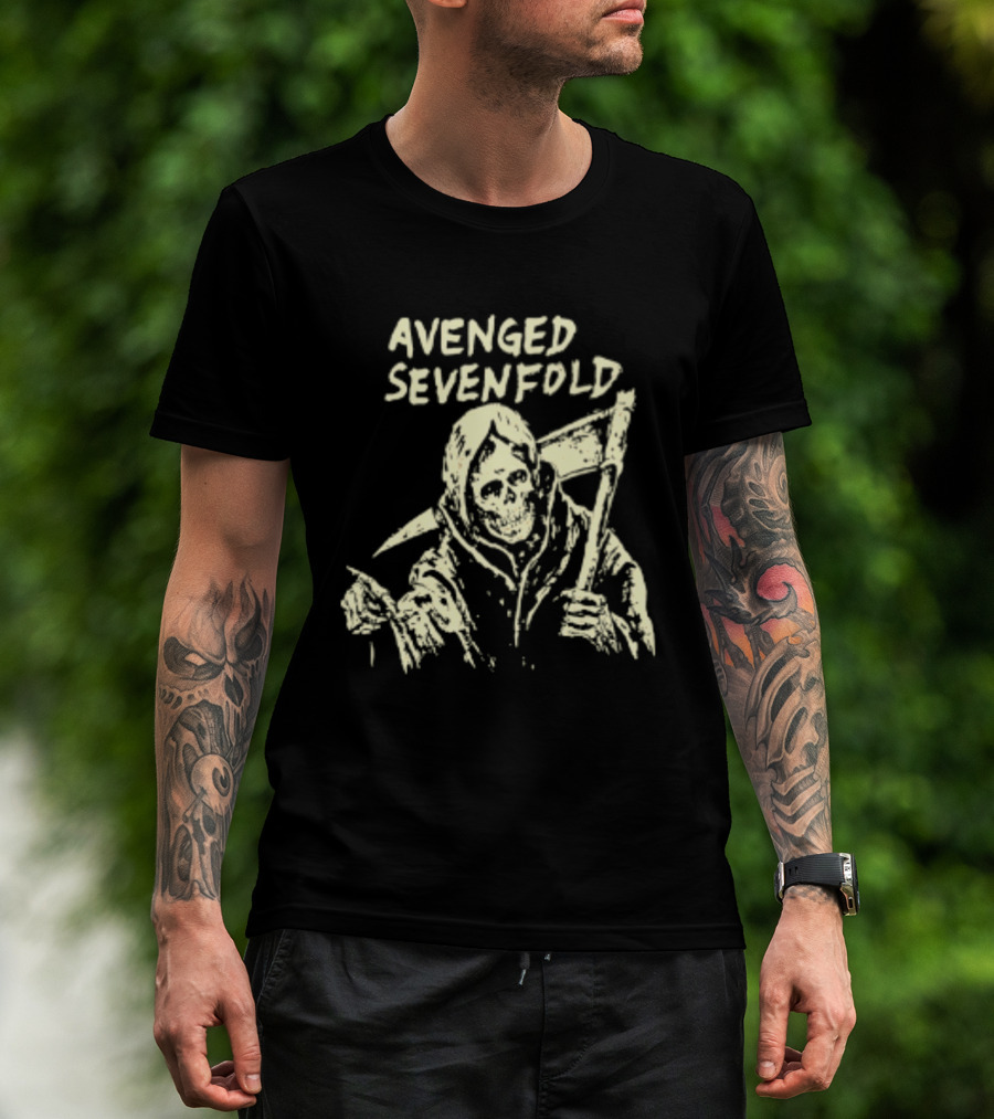 Avenged Sevenfold Grim Reaper Scythe A7X T-Shirt
