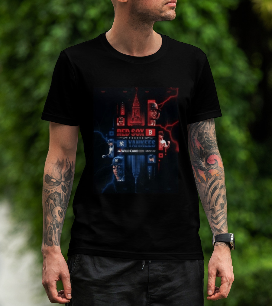 Boston Red Sox Vs New York Yankees 2026 MLB Wild Card Faceoff The Rivalry T-Shirt