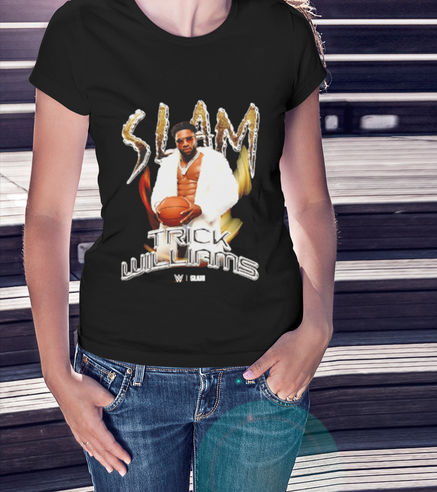Trick Williams SLAM WWE Basketball Fashion Fusion T-Shirt