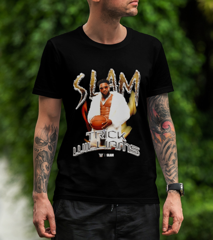 Trick Williams SLAM WWE Basketball Fashion Fusion T-Shirt