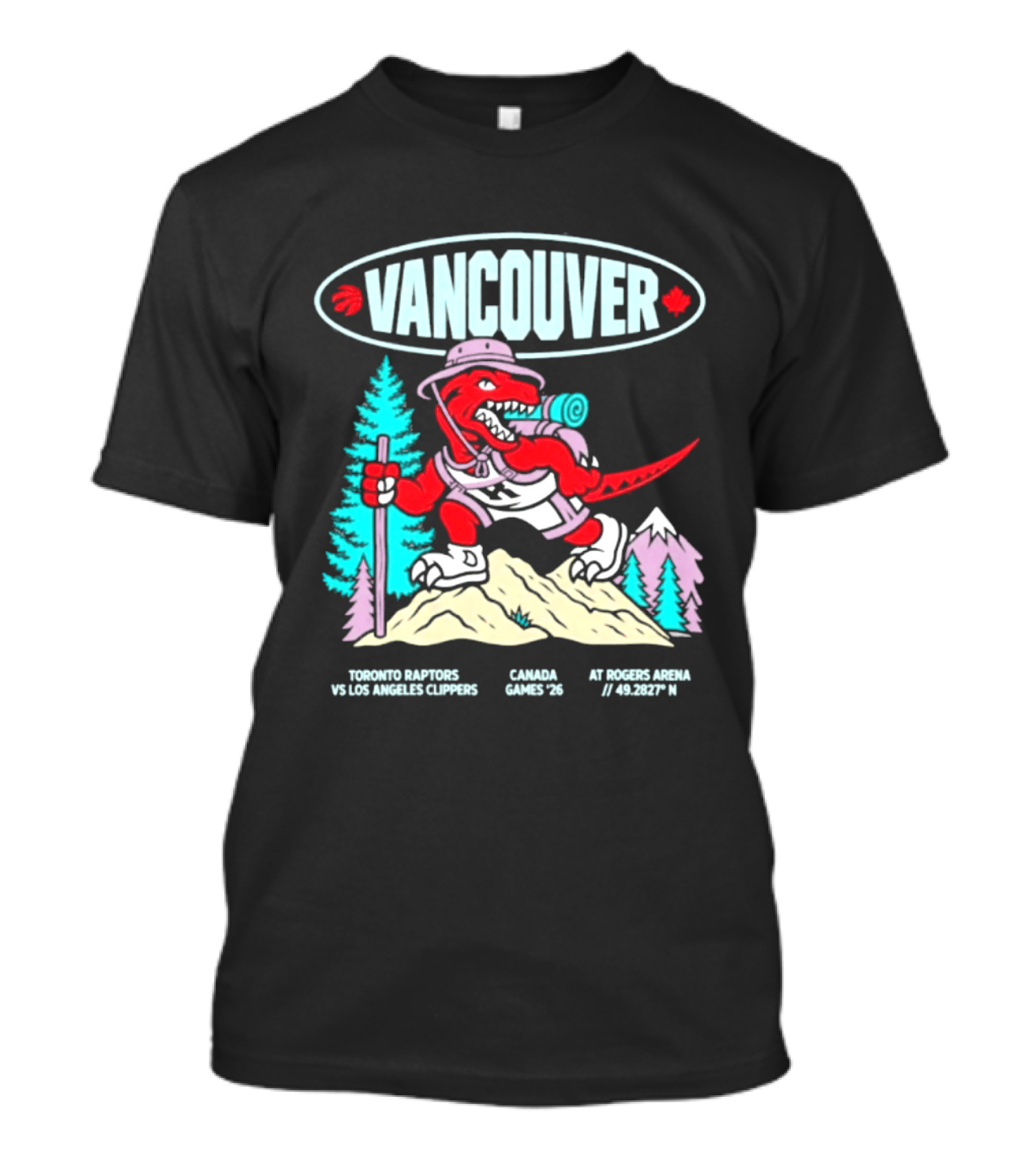 Vancouver Toronto Raptors Vs Los Angeles Clippers Canada Games August 22 3:30 PM T-Shirt