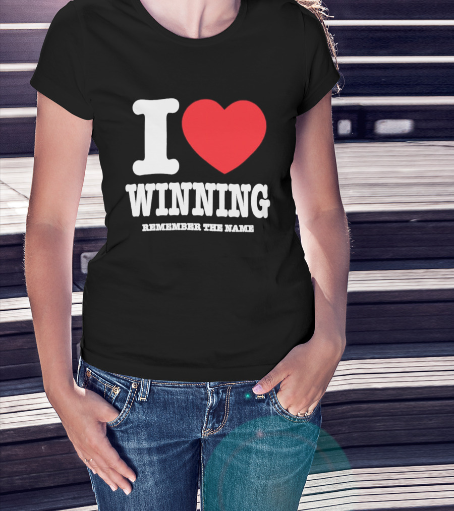 I Love Winning Remember The Name Donovan Ezeiruaku T-Shirt