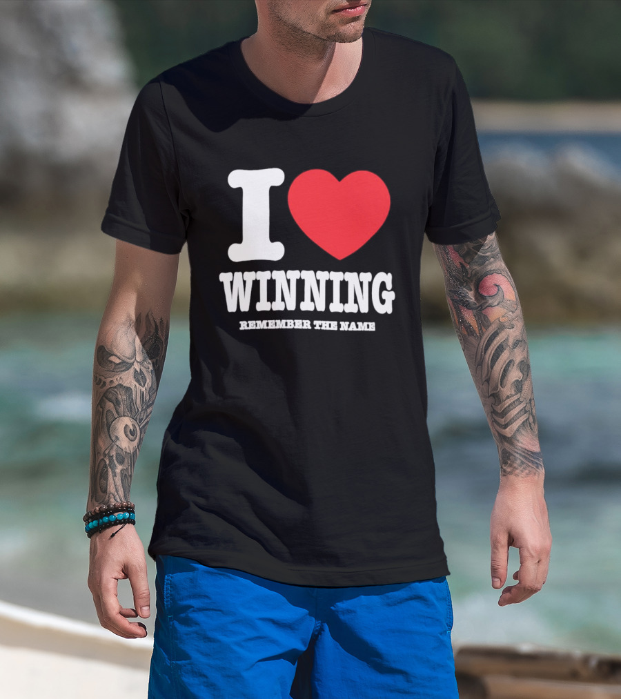 I Love Winning Remember The Name Donovan Ezeiruaku T-Shirt