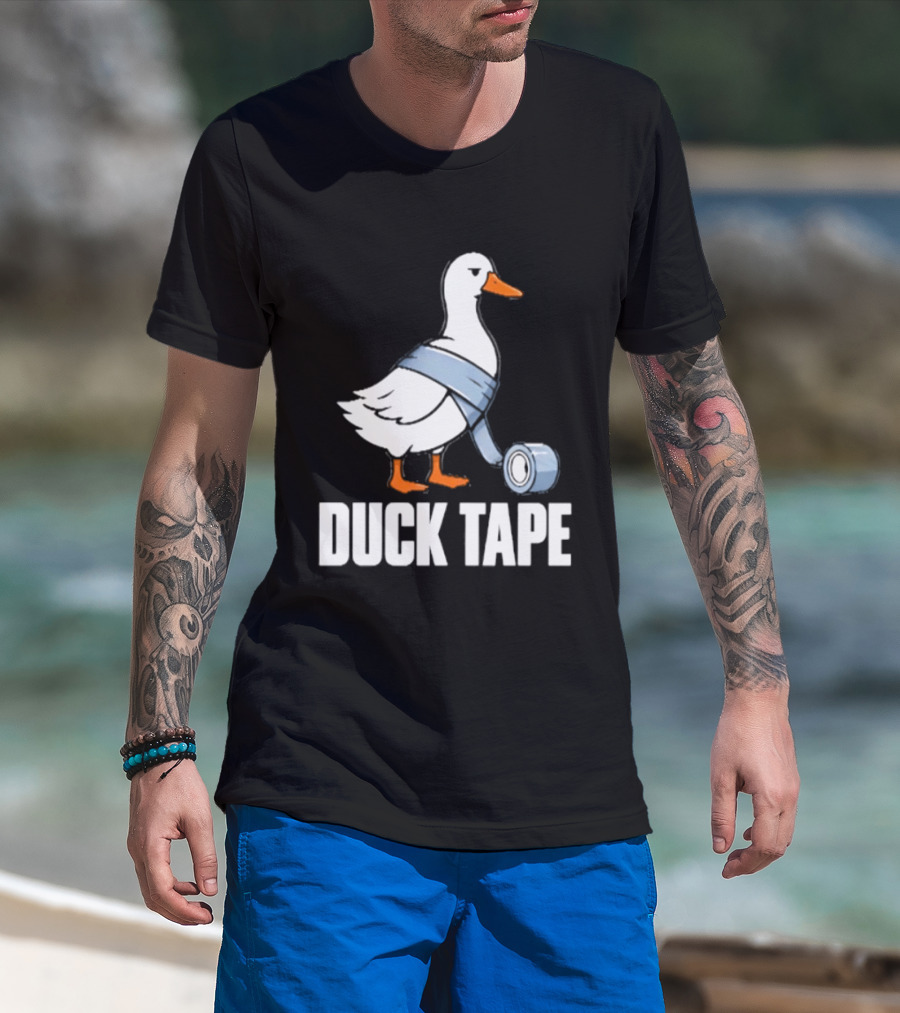 Duck With Tape Roll Duck Tape T-Shirt