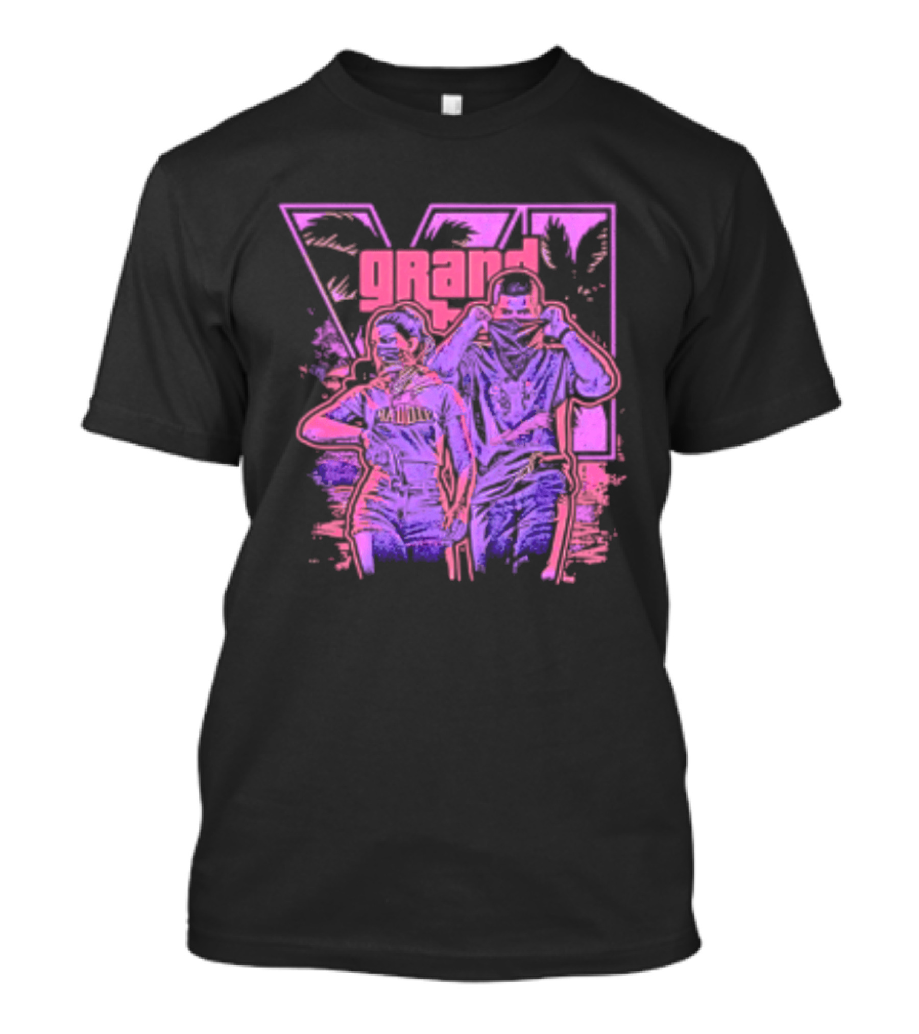 Grand Theft Auto V Rockstar Games Characters Baddie T-Shirt