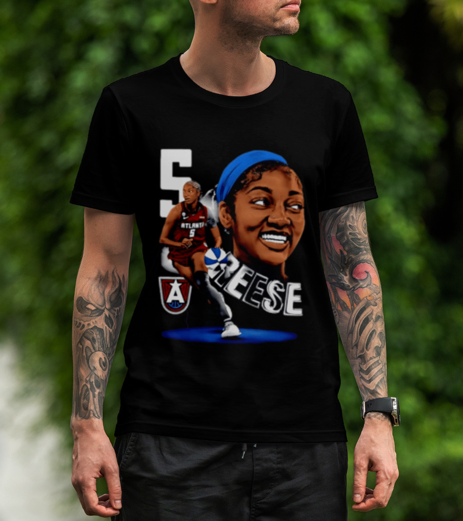 Angel Reese 5 Atlanta Dream WNBA Basketball Player Number 5 T-Shirt