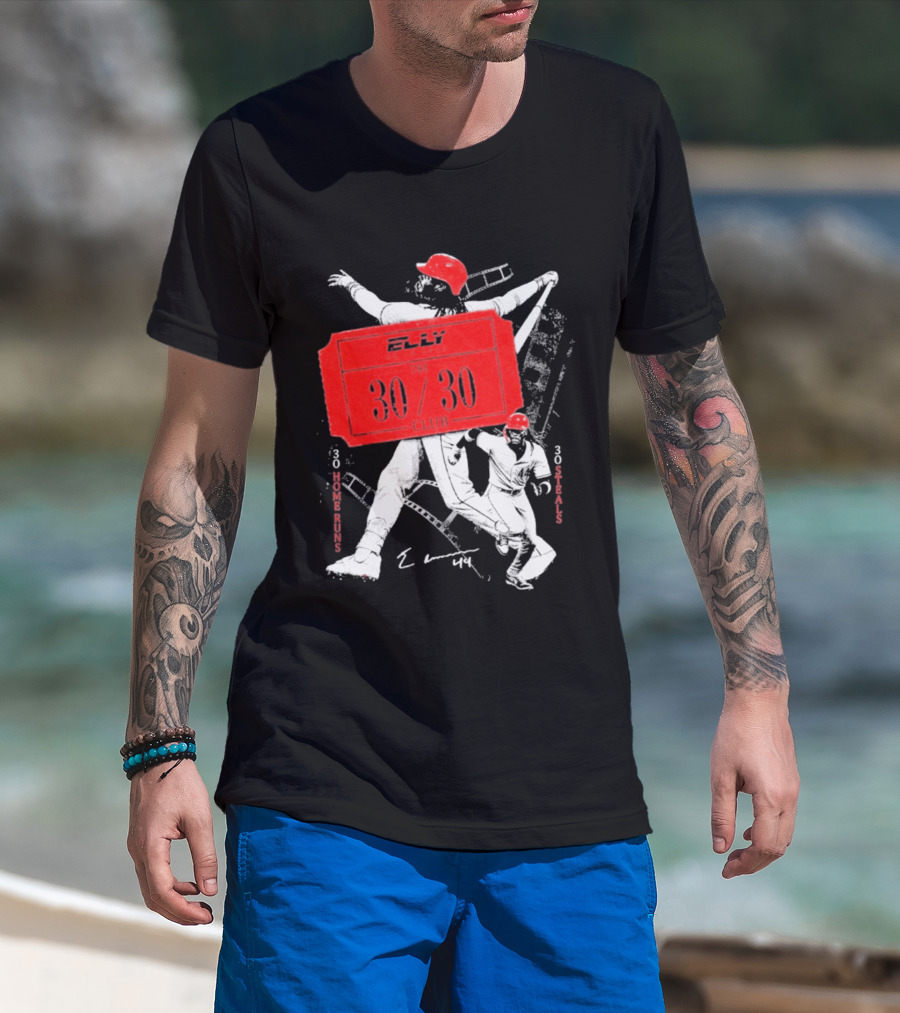 Elly The 30 30 Club 30 Home Runs 30 Steals T-Shirt