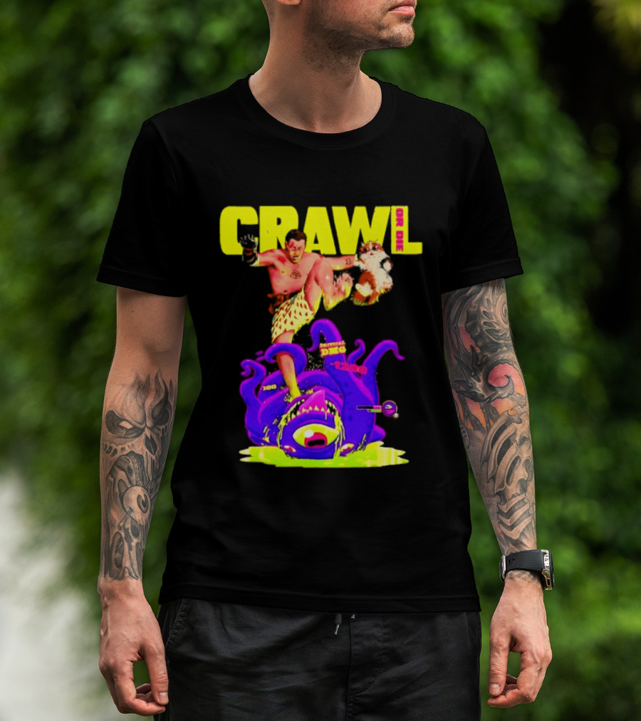 Crawl Or Die Critical Damage RPG Gamer Monster Attack T-Shirt