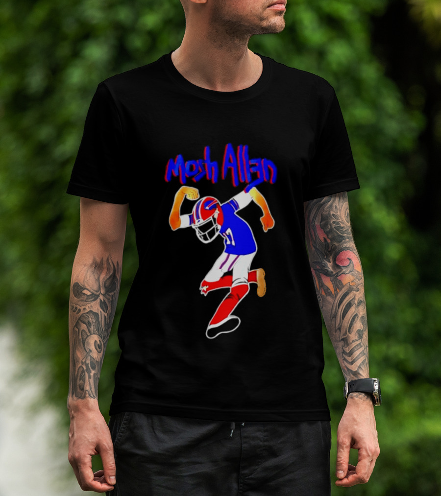 Buffalo Bills Josh Allen Mosh Allen Football Player T-Shirt