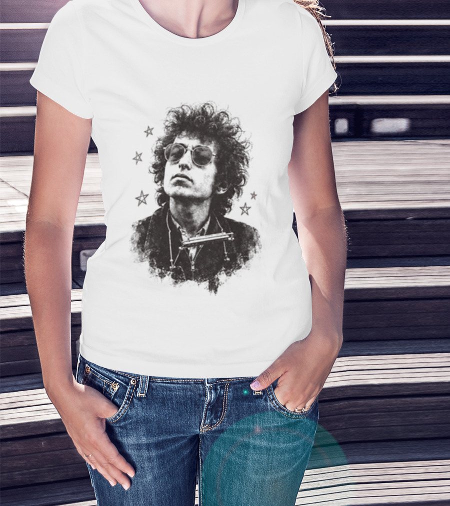 Bob Dylan Cream Disco Ball For Folk Fans Forever Following The Song T-Shirt