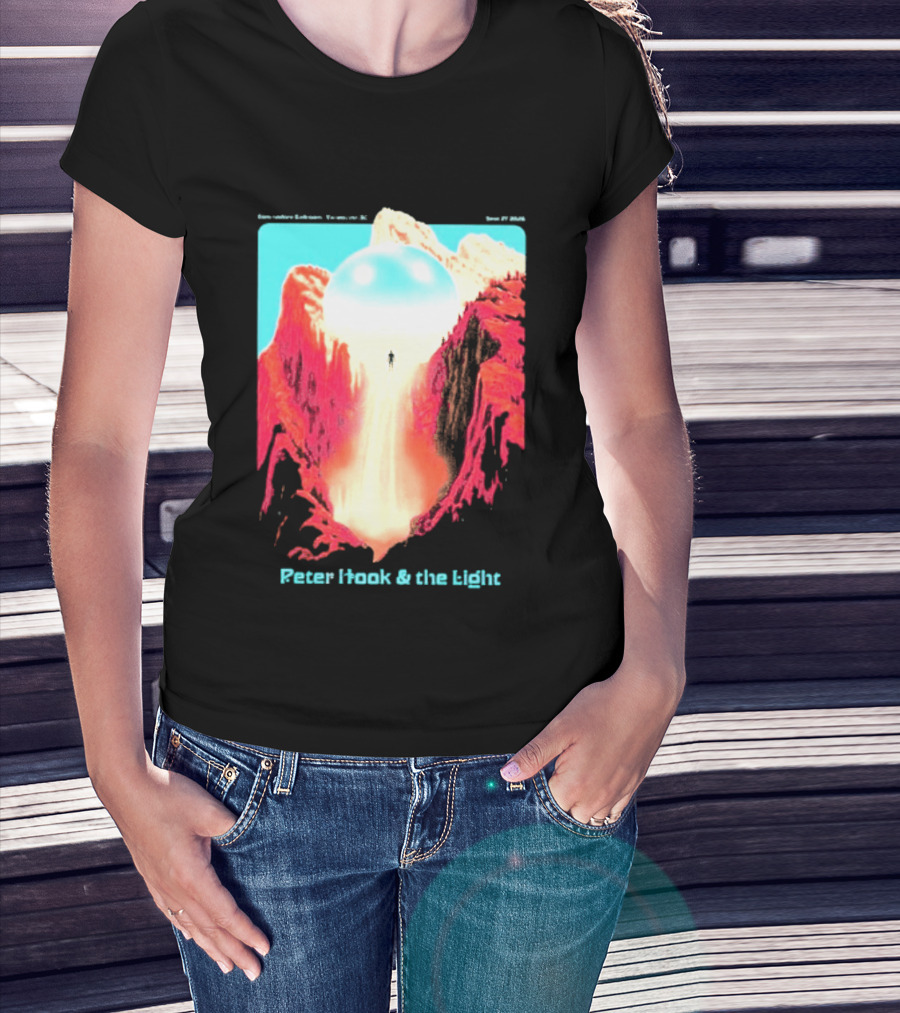 Peter Hook And The Light Vancouver BC Commodore Ballroom September 27 2026 Retro Futuristic Album Cover T-Shirt