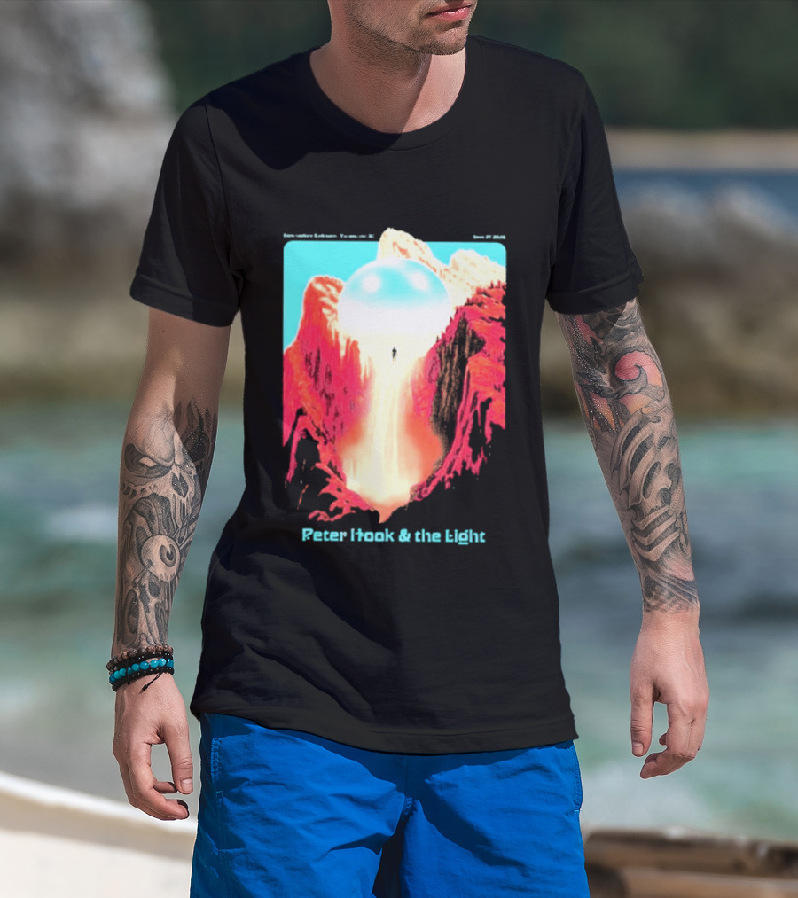 Peter Hook And The Light Vancouver BC Commodore Ballroom September 27 2026 Retro Futuristic Album Cover T-Shirt