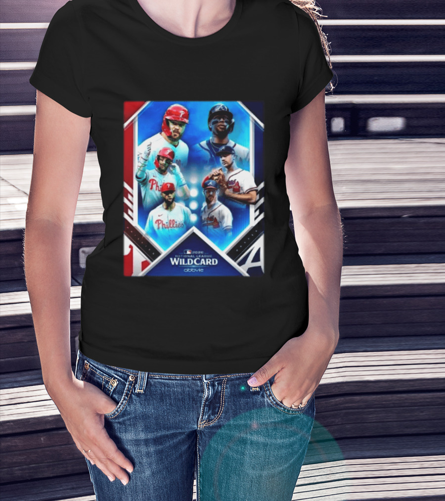 2026 MLB National League Wild Card Philadelphia Phillies Atlanta Braves Matchup T-Shirt