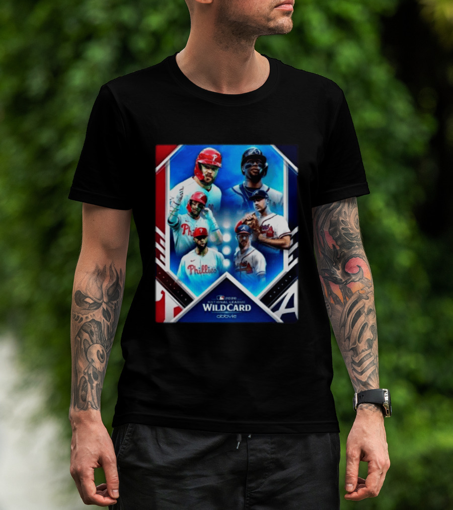 2026 MLB National League Wild Card Philadelphia Phillies Atlanta Braves Matchup T-Shirt