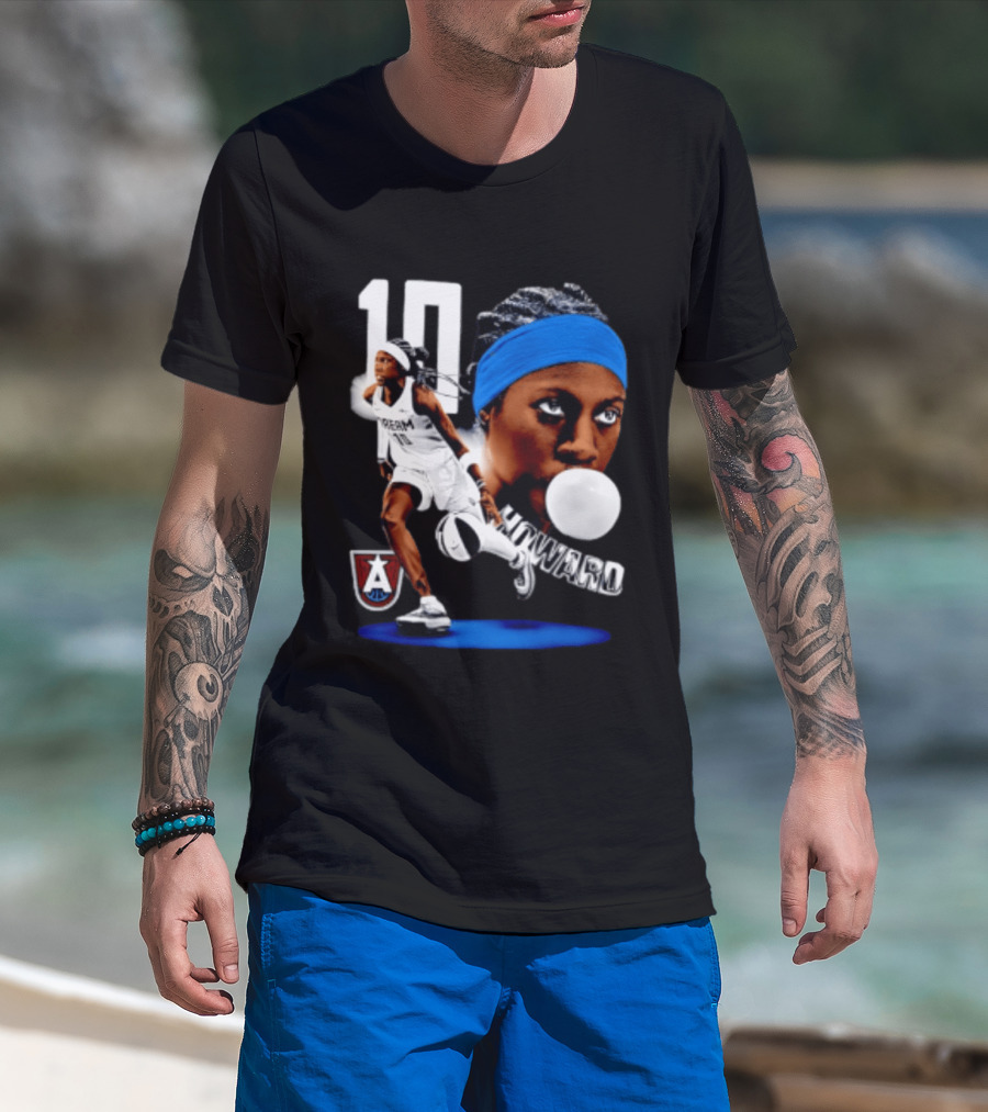 Rhyne Howard 10 Atlanta Dream Dual WNBA Basketball T-Shirt