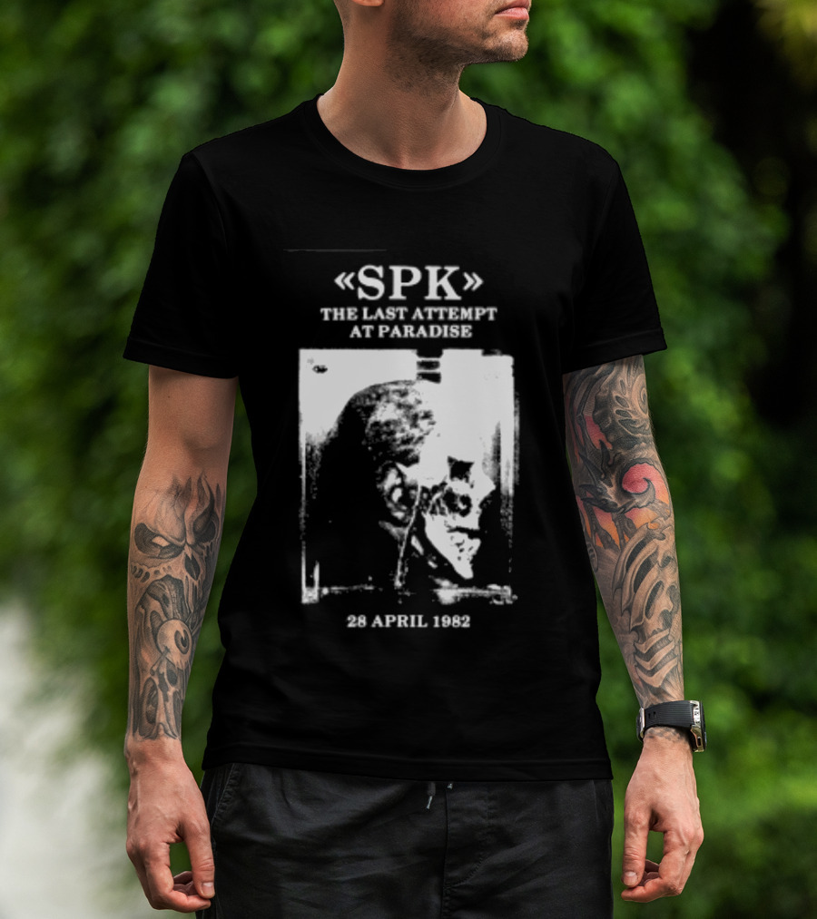 SPK The Last Attempt At Paradise Event 28 April 1982 T-Shirt