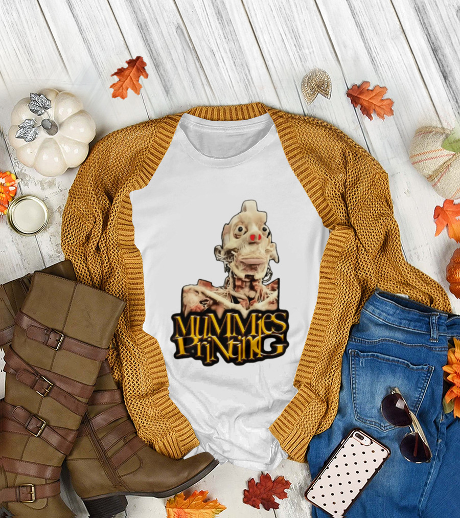 Mummies Printing Mummy Anatomy Skeleton Medical T-Shirt