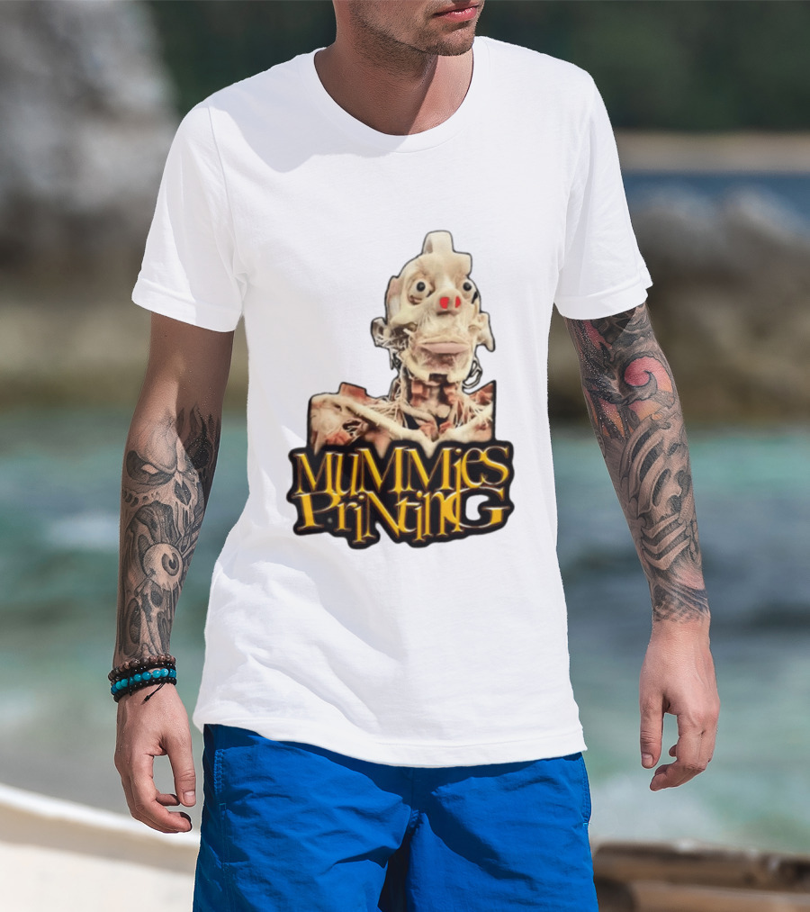 Mummies Printing Mummy Anatomy Skeleton Medical T-Shirt