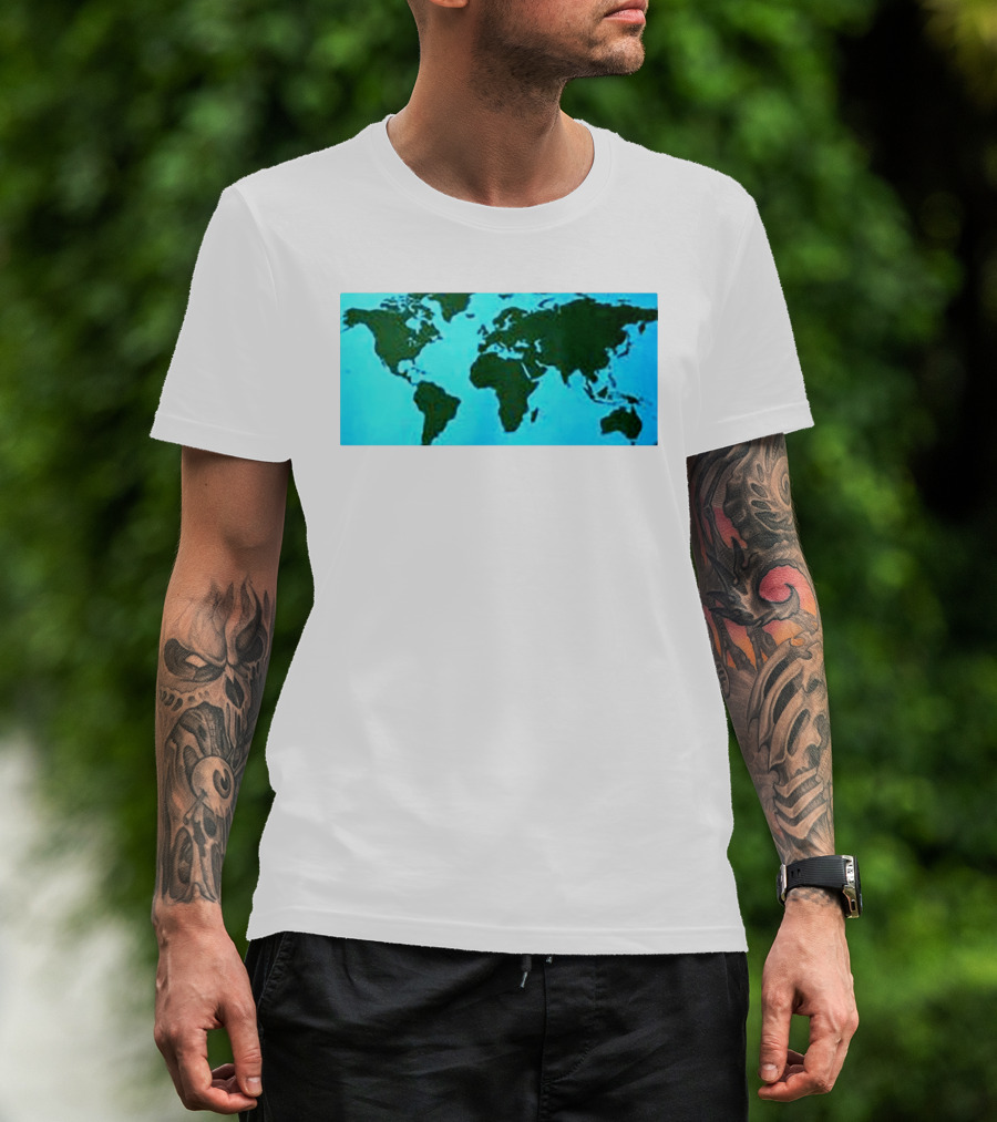 World Map Planet Earth Travel Adventure Journey T-Shirt