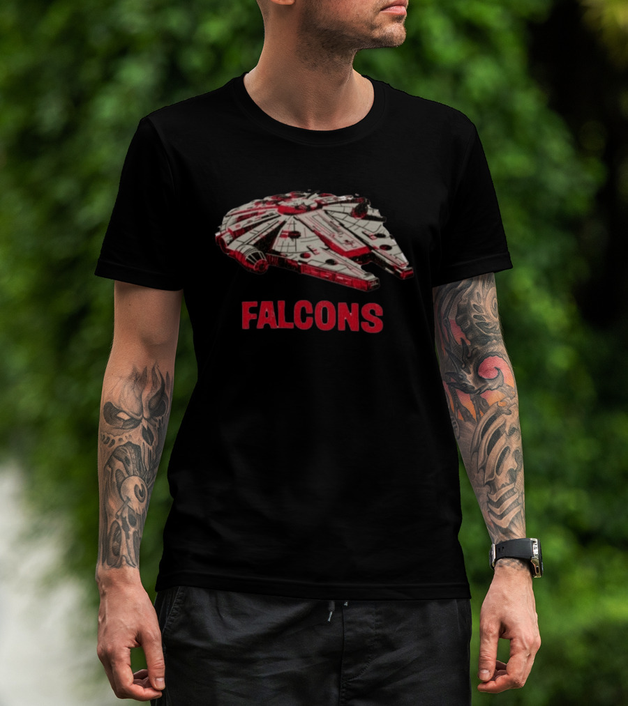 Atlanta Falcons Disney Star Wars Millennium Falcon T-Shirt