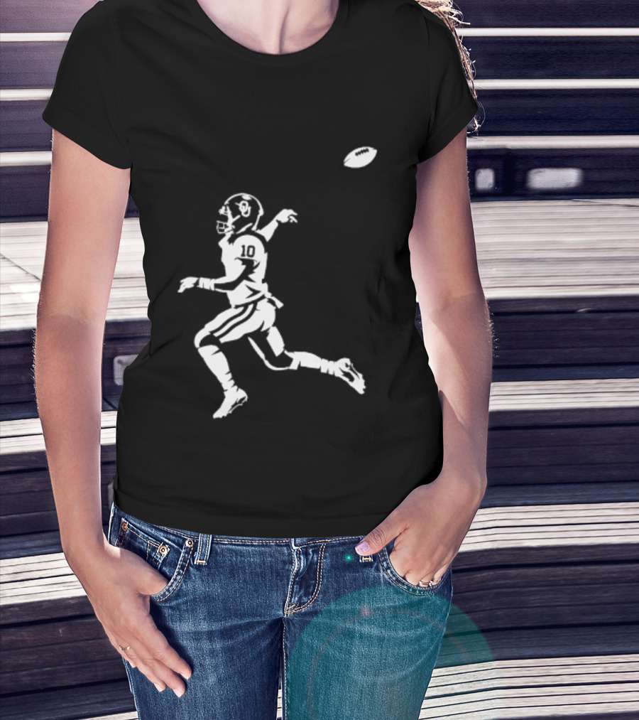 Oklahoma Sooners John Mateer Football Quarterback Crimson Pass T-Shirt