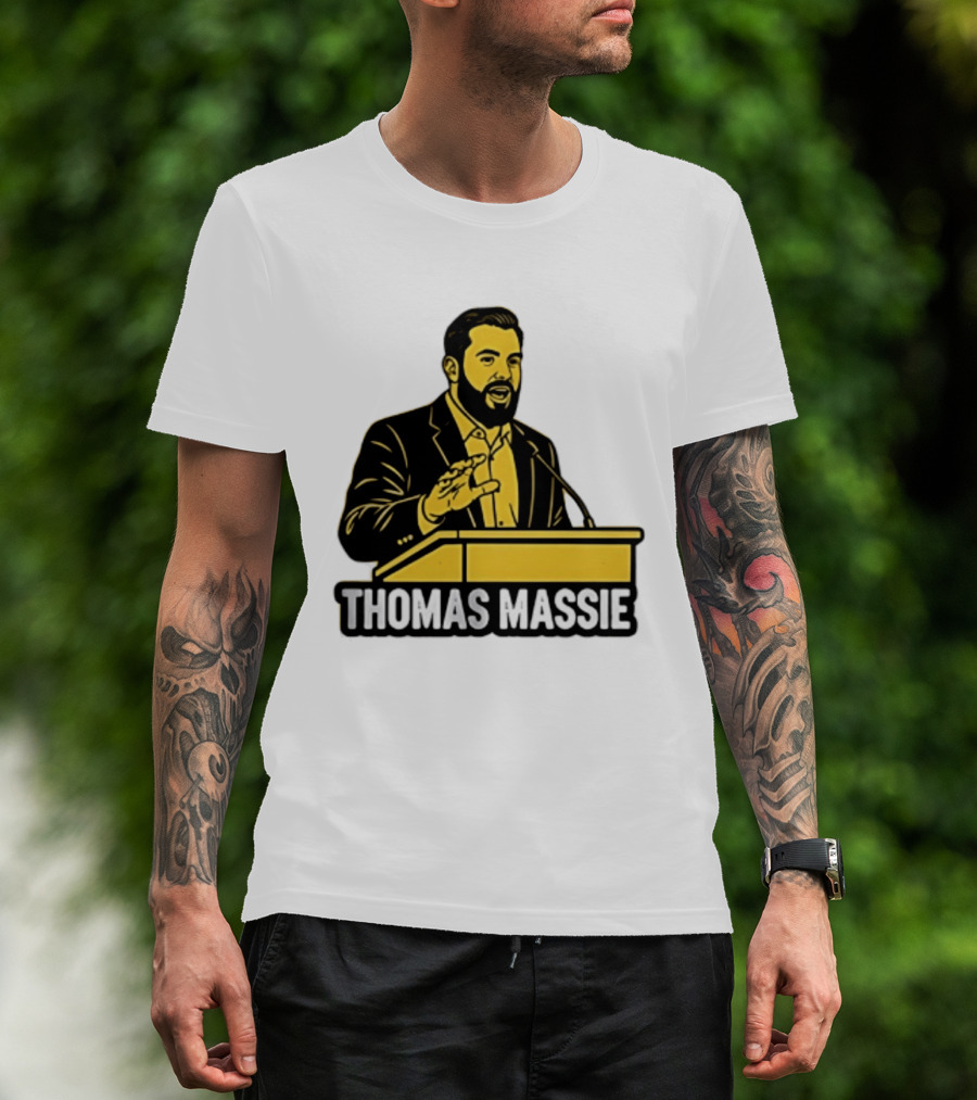 Thomas Massie Speaker Podium T-Shirt