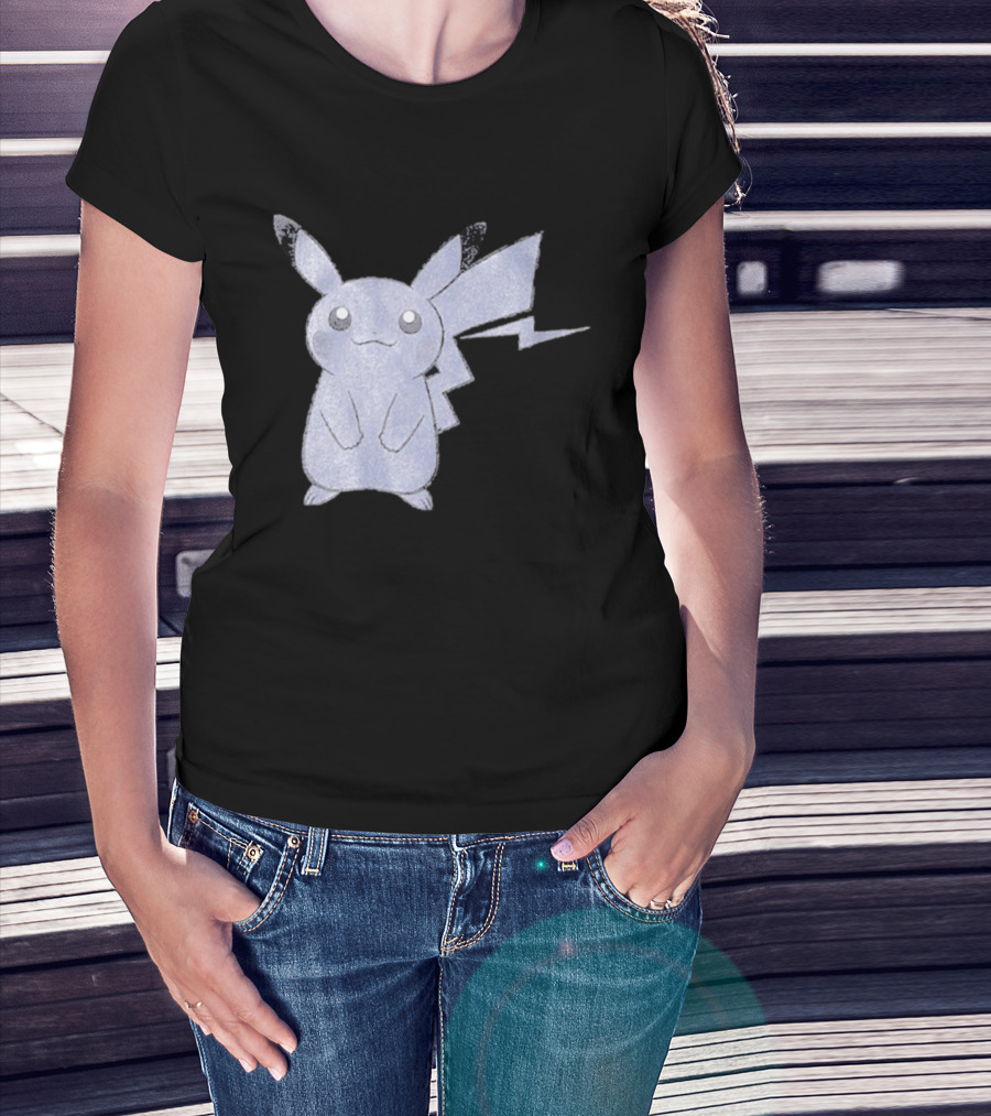 Thunderbolt Project Black Pikachu By Fragment And Pokémon Los Angeles T-Shirt