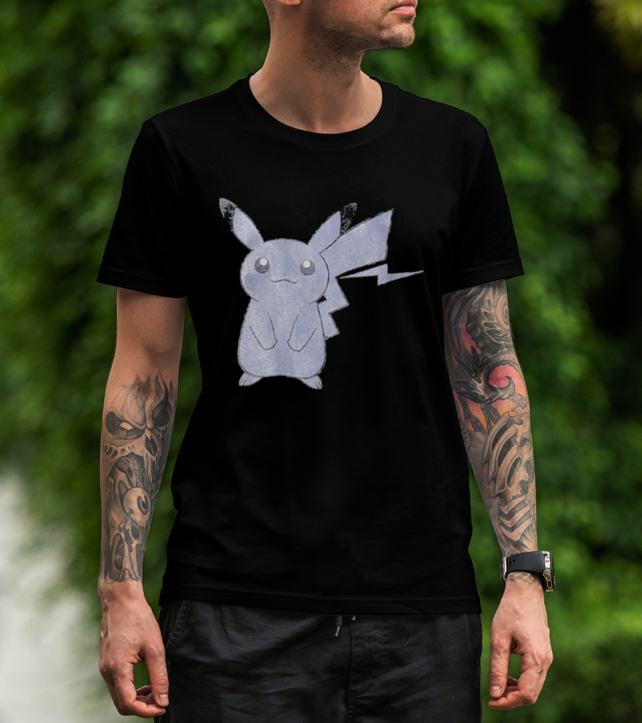 Thunderbolt Project Black Pikachu By Fragment And Pokémon Los Angeles T-Shirt
