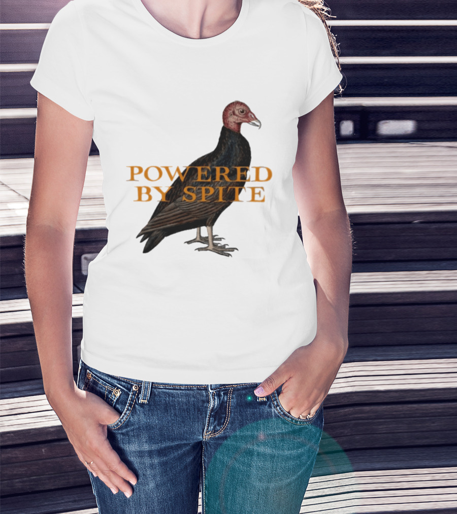 Powered By Spite Turkey Vulture T-Shirt