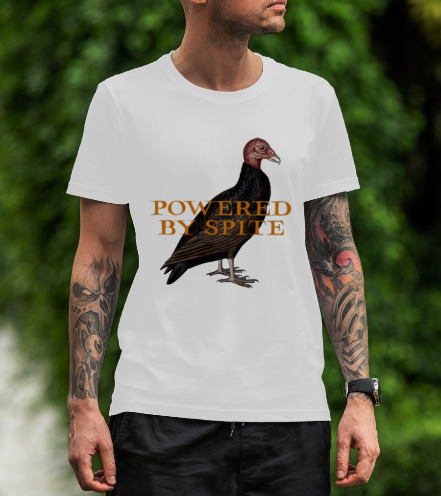 Powered By Spite Turkey Vulture T-Shirt