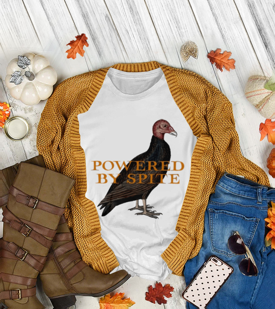 Powered By Spite Turkey Vulture T-Shirt