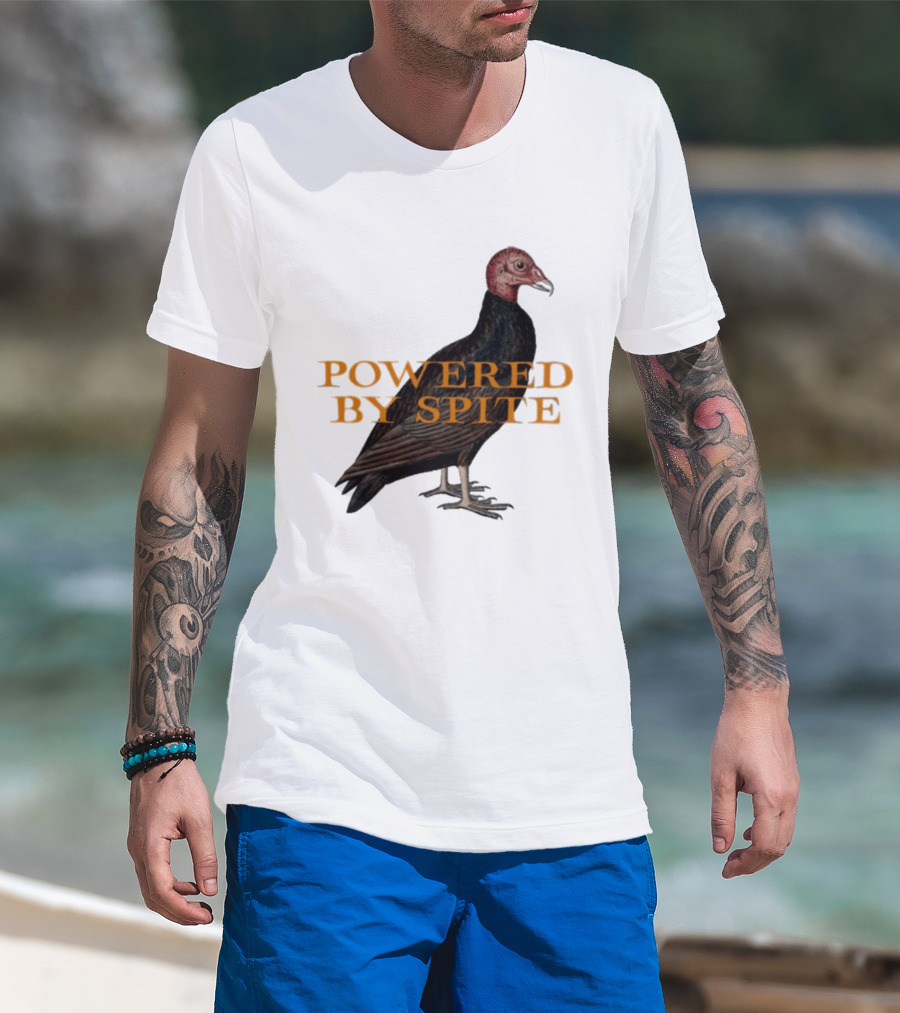 Powered By Spite Turkey Vulture T-Shirt