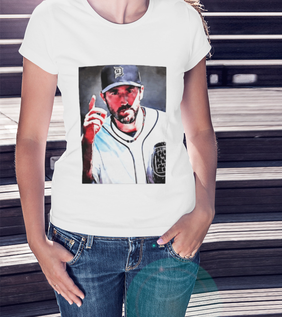 Spencer Torkelson Justin Verlander Detroit Tigers Baseball T-Shirt