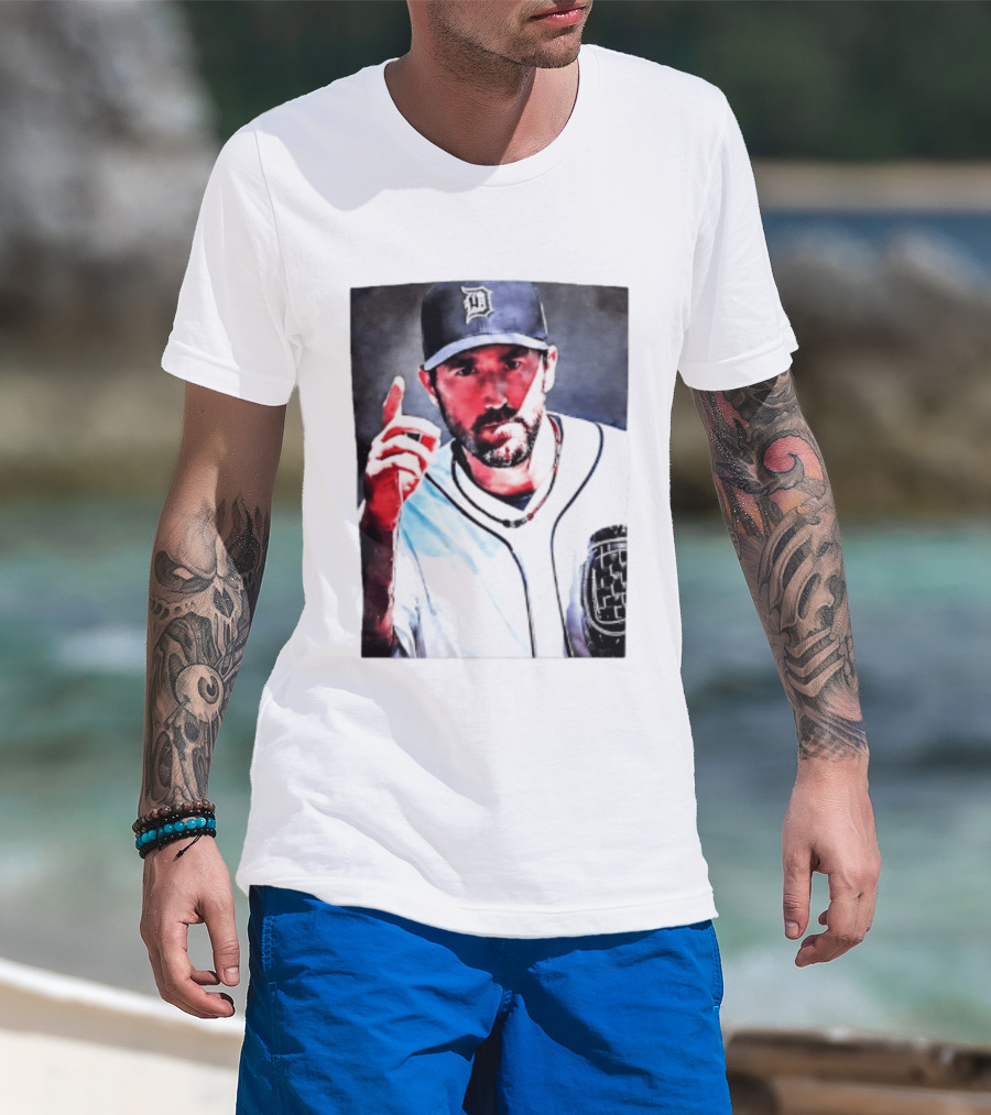 Spencer Torkelson Justin Verlander Detroit Tigers Baseball T-Shirt
