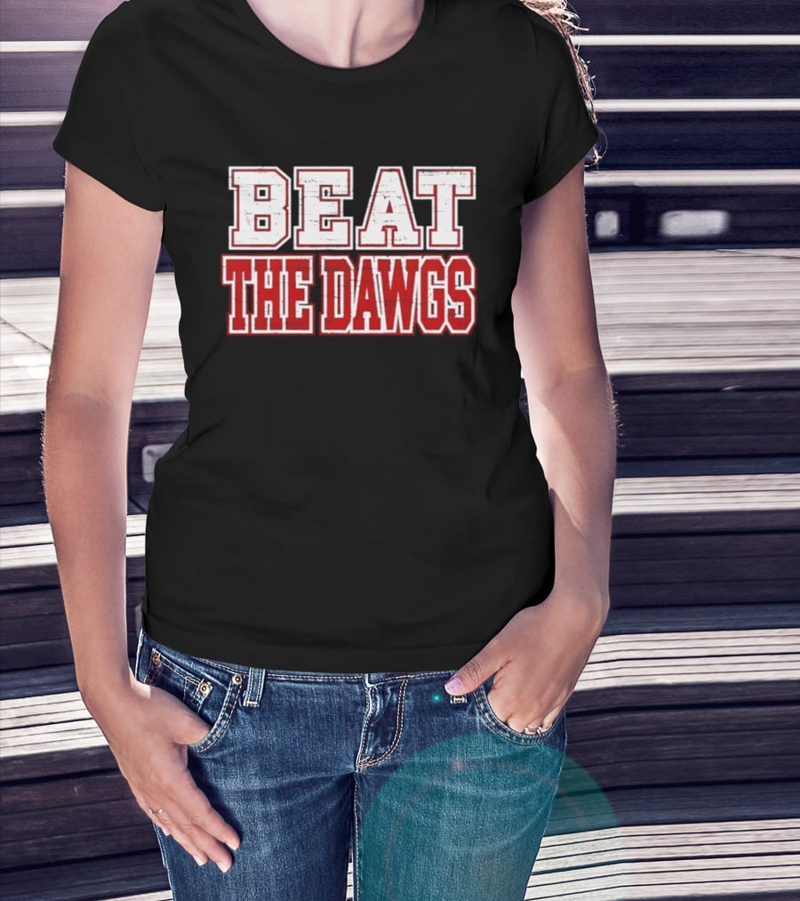 Beat The Dawgs NCAA Football Rivalry Game Day T-Shirt