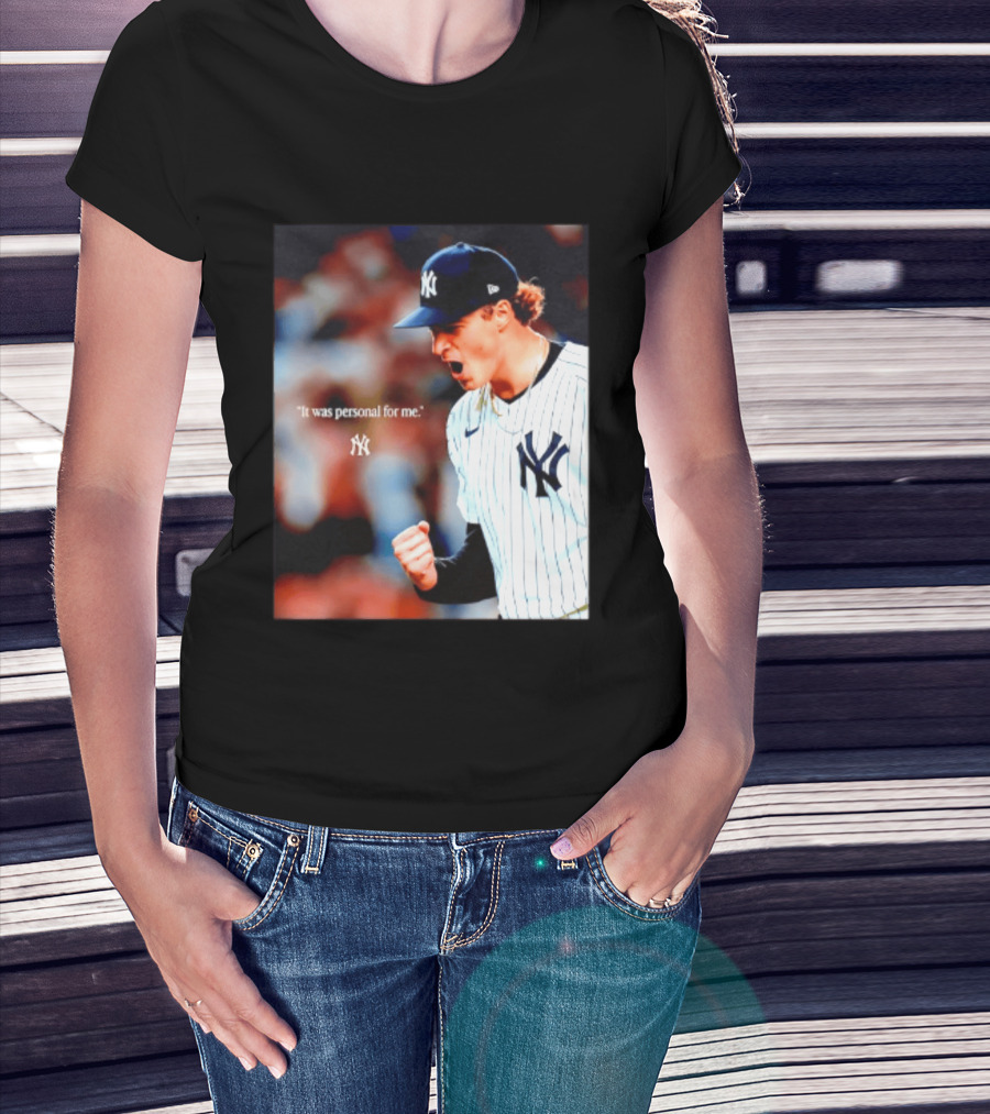 Ben Rice New York Yankees It Was Personal For Me Yankees Baseball T-Shirt