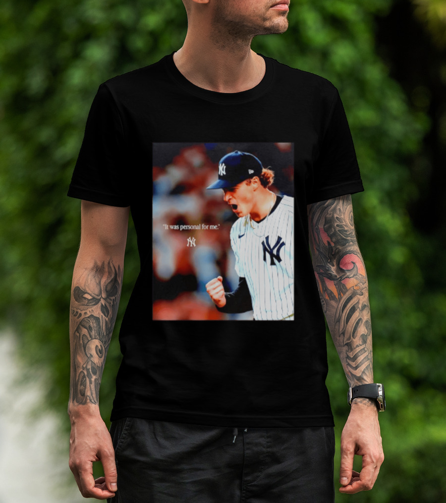 Ben Rice New York Yankees It Was Personal For Me Yankees Baseball T-Shirt