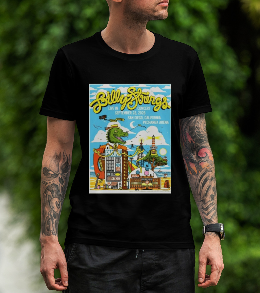 Billy Strings Live In Concert September 28 2026 San Diego Pechanga Arena T-Shirt