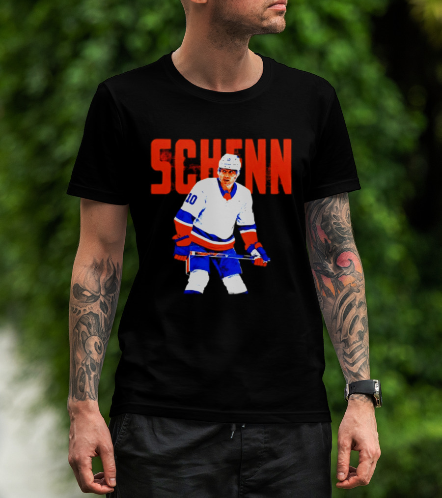 New York Islanders Brayden Schenn Grunge T-Shirt