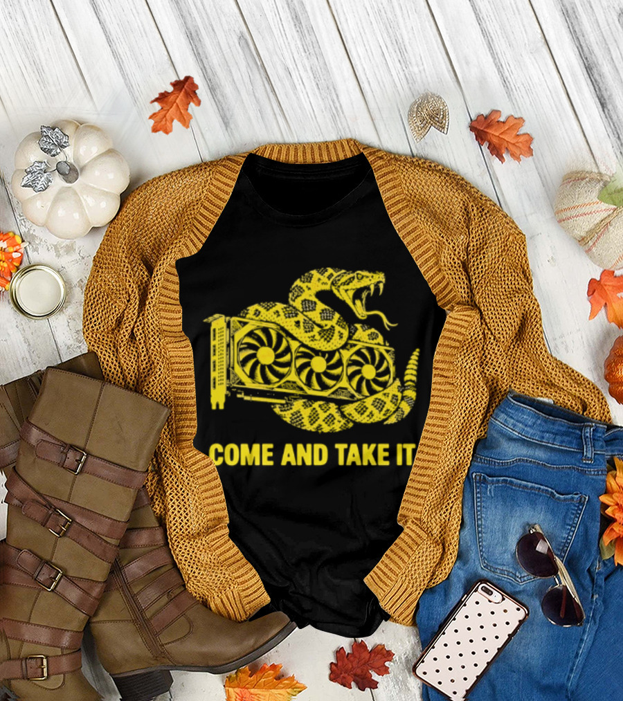 Come And Take It Snake GPU Graphic Card T-Shirt