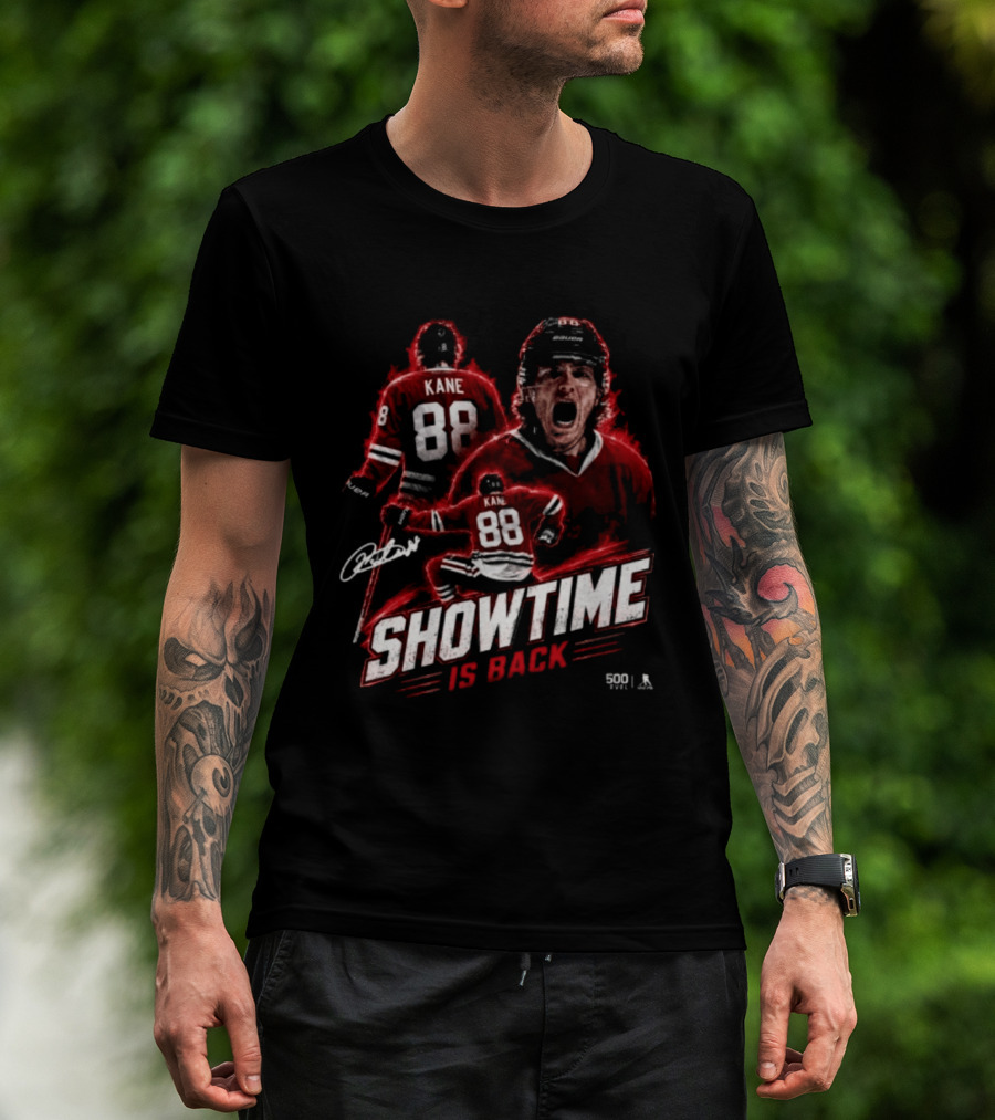 Patrick Kane 88 Showtime Is Back Chicago Trio T-Shirt