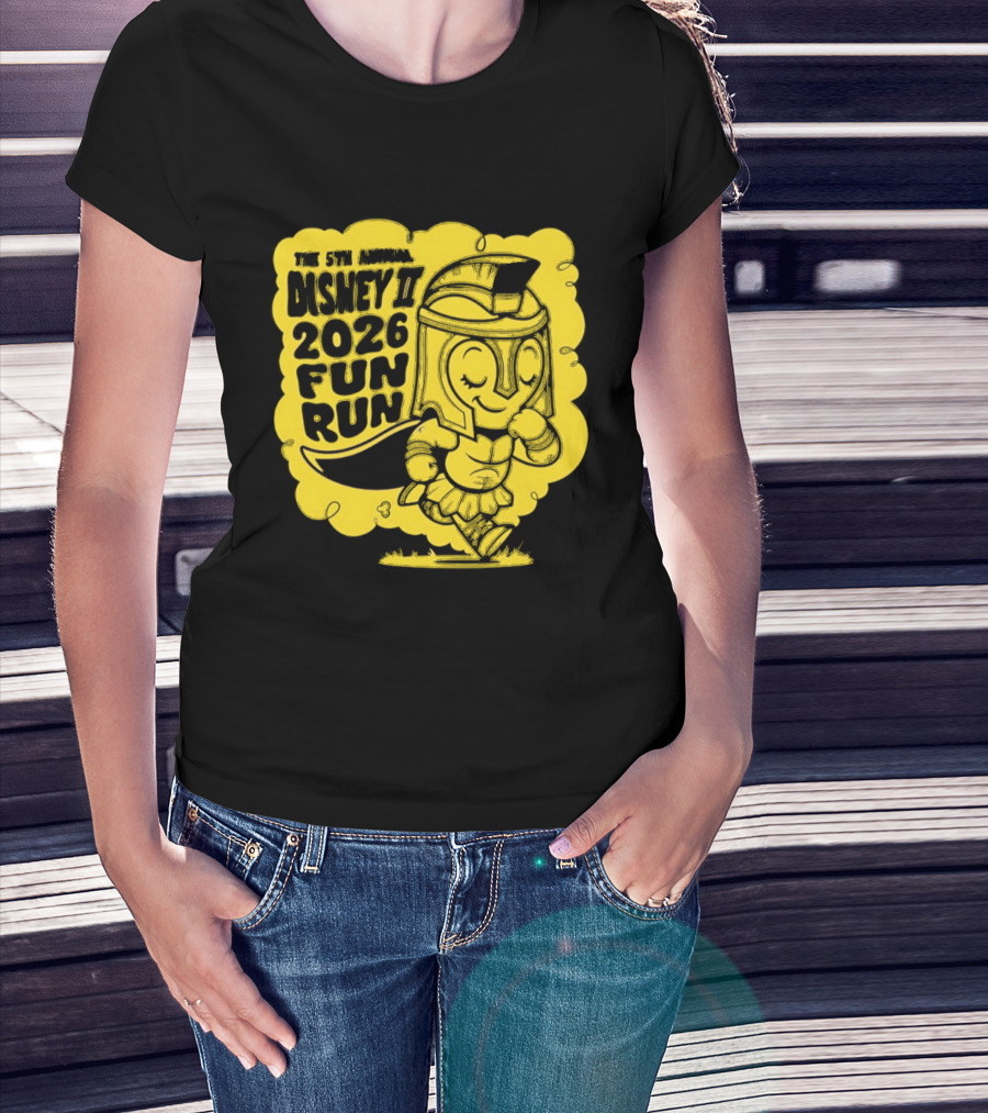 The 5th Annual Disney II 2026 Fun Run Harebrained Character Celebration T-Shirt