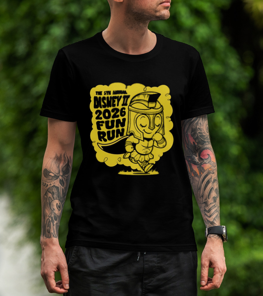 The 5th Annual Disney II 2026 Fun Run Harebrained Character Celebration T-Shirt