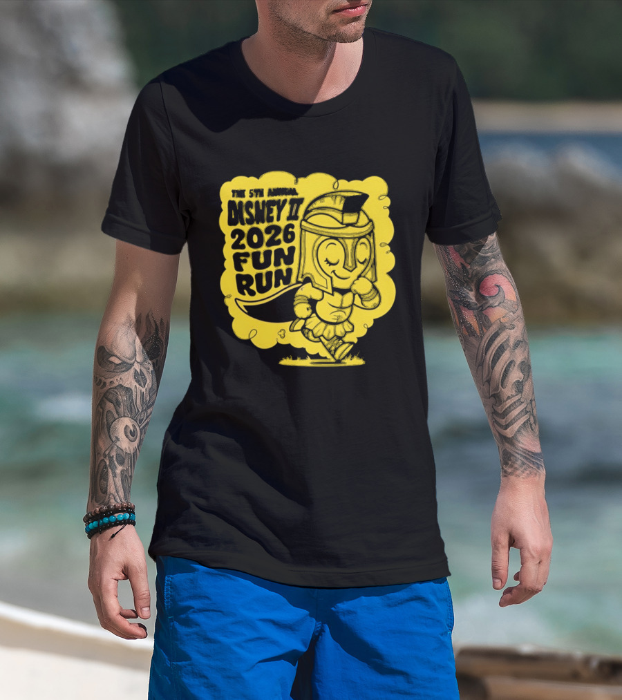 The 5th Annual Disney II 2026 Fun Run Harebrained Character Celebration T-Shirt