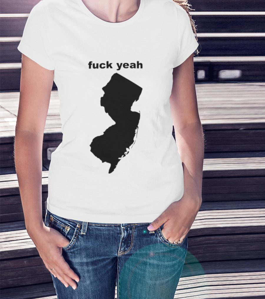 Fuck Yeah New Jersey Map T-Shirt