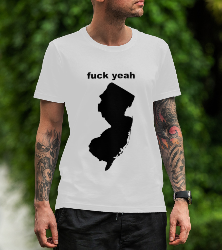 Fuck Yeah New Jersey Map T-Shirt