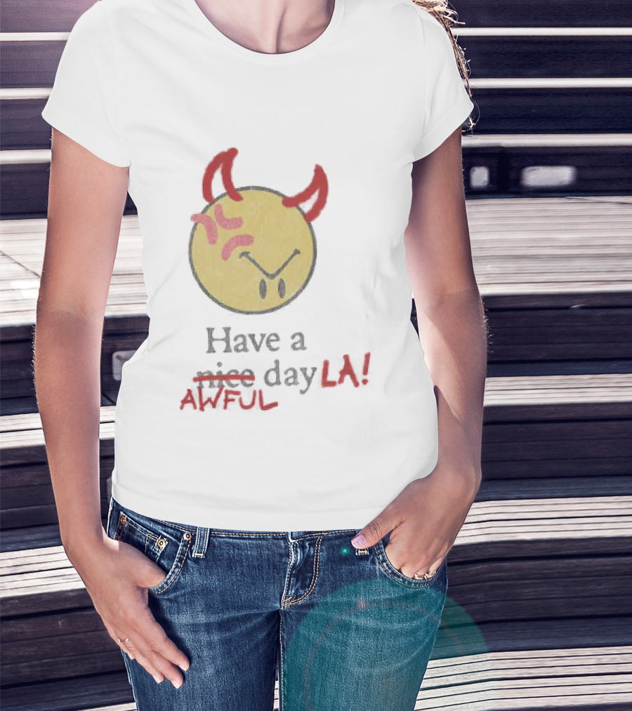 Isaiah Rashad Awful Day LA Anniversary Show 2026 Souvenir T-Shirt
