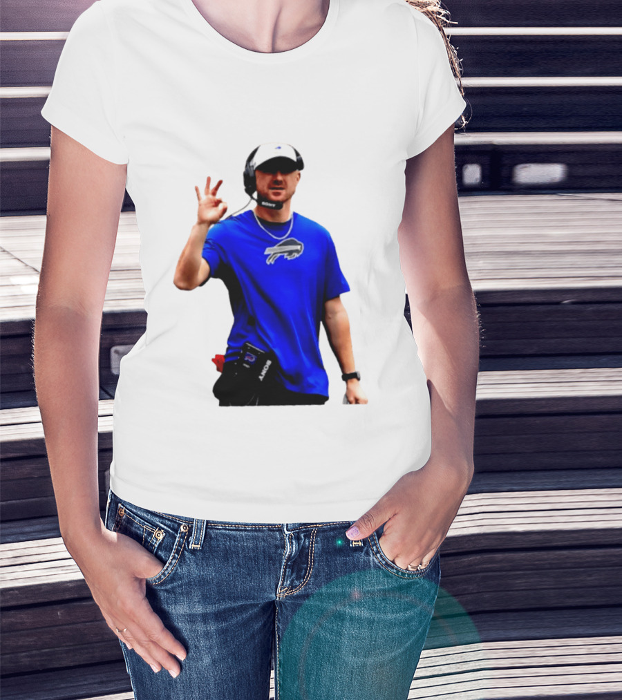 Joe Brady Buffalo Bills Coaching Moments Buffalo T-Shirt