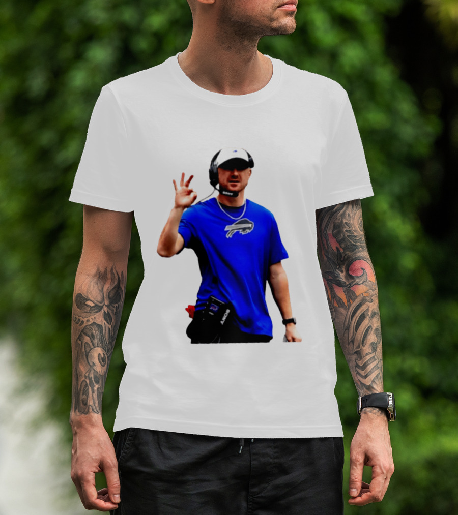 Joe Brady Buffalo Bills Coaching Moments Buffalo T-Shirt