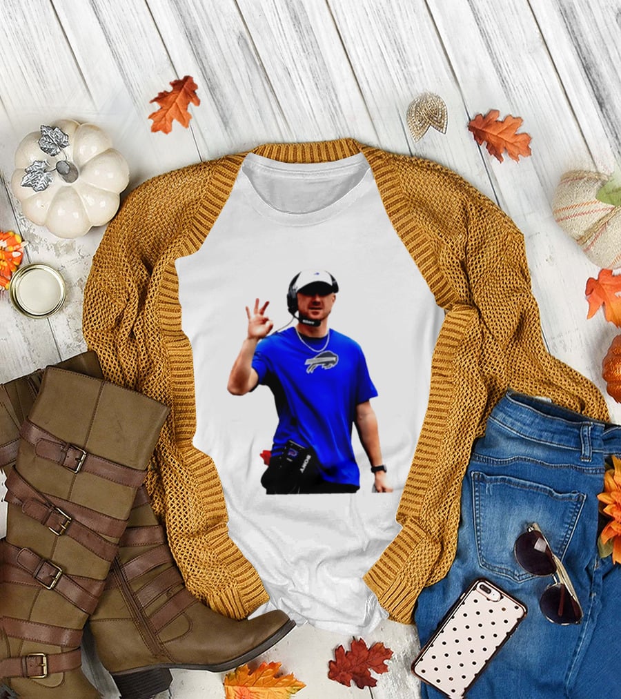 Joe Brady Buffalo Bills Coaching Moments Buffalo T-Shirt